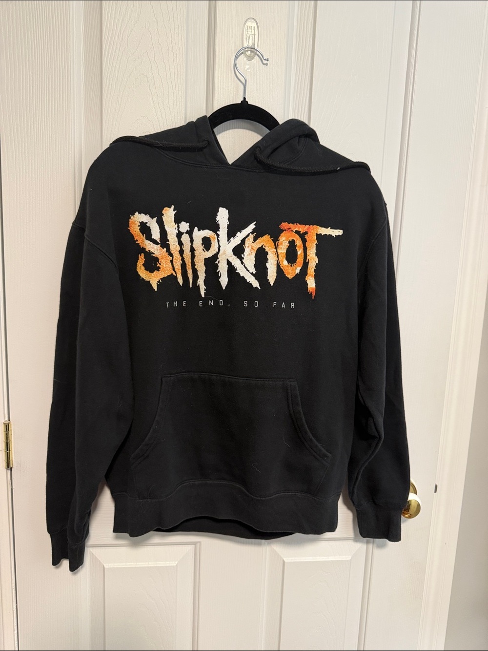 Slipknot Men's Black Hoodie Sweatshirt - 'The End, So Far' Graphic